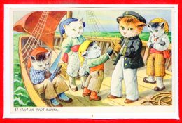 FANTAISIES - CHATS - Il était Un Petit Navire - Chats