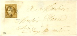 OR (3 Frappes) / N° 1 Sur Devant De Lettre Locale. - TB. - R. - 1849-1850 Cérès