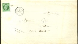 PC 2599 / N° 12 Càd T 22 LES QUATRE CHEMINS DE L'OIE (79) Sur Imprimé Complet Pour Les Essarts. 1858. - TB / SUP. - 1853-1860 Napoléon III