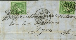 GC 2145 / A / N° 42 (2) Càd LYON / LES TERREAUX. 1871. - TB. - R. - 1870 Bordeaux Printing