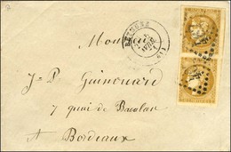 GC 467 / N° 43 Paire Càd T 17 BETHUNE (61). 1871. - TB. - 1870 Bordeaux Printing