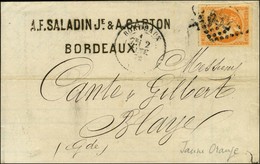 GC 532 / N° 48 Jaune-orange Càd T 17 BORDEAUX (32). 1872. - TB. - 1870 Emisión De Bordeaux