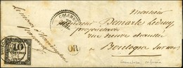 Càd T 22 COLEMBERT (61) Sur Lettre Non Affranchie Pour Boulogne Sur Mer, Càd T 15 BOULOGNE-S-MER (61) / Timbre-taxe N° 2 - 1859-1959 Brieven & Documenten