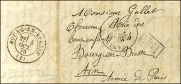 Càd PARIS (60) 28 SEPT. 70 + PP Sur Lettre Avec Texte Daté De Paris Le 27 Septembre 1870 Pour Bourg En Bresse. Au Recto, - Guerra De 1870