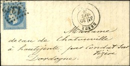 Lettre Avec Texte Daté De Paris Le 29 Septembre 1870 Adressée à Condat Sur Vézère (Dordogne). Très Bon Texte Mentionnant - Krieg 1870