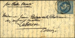 Lettre Avec Texte Daté De Paris Le 30 Septembre 1870 Pour Lubersac (Corrèze). Au Recto, Càd LILLE A PARIS / C 8 OCT. 70. - Guerre De 1870