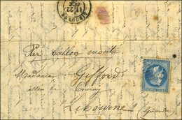 Lettre Avec Texte Daté De Paris Le 17 Octobre 1870 Pour Libourne. GC 3997 (Tours) / N° 29. Au Verso, Càd D'arrivée 22 OC - Krieg 1870