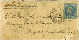 Etoile 4 / N° 29 Càd PARIS / RUE D'ENGHIEN 24 OCT. 70 Sur Circulaire Manuscrite De La Compagnie D'assurance L'Abeille (n - Guerre De 1870