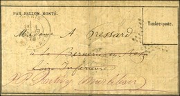 Etoile 25 (timbre Absent) Càd PARIS / R. SERPENTE 1 NOV. 70 Sur Gazette Des Absents N° 3 Pour La Bernerie. Au Verso, Càd - Guerre De 1870