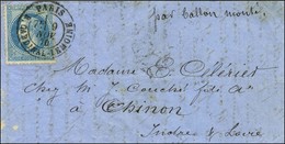 Càd PARIS / R. CARDINAL LEMOINE 9 NOV. 70 Sur Lettre Pour Chinon. Au Verso, Càd D'arrivée 28 NOV. 70. LE DAGUERRE Certai - Guerre De 1870