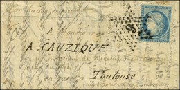 Etoile 9 / N° 37 Sur Lettre Avec Texte Daté Du 14 Novembre 1870 Pour Toulouse. Au Verso, Càd D'arrivée 28 NOV. 70. LE GE - Guerra De 1870