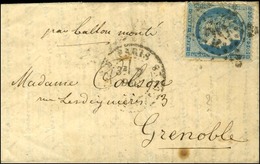 Etoile 20 / N° 37 Càd PARIS / R. ST DOMque ST GN N° 58 7 DEC. 70 Sur Lettre Pour Grenoble. Au Verso, Càd D'arrivée 21 DE - Oorlog 1870