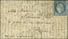Etoile 15 / N° 37 Càd PARIS / R. BONAPARTE 10 JANV. 71 Sur Lettre Avec Très Bon Texte Pour Pornic. Au Verso, Càd D'arriv - War 1870