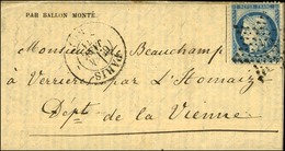 Etoile / N° 37 Càd PARIS (60) 4 JANV. 71 Sur Gazette Des Absents N° 22 Pour L'Homaize (Vienne). Au Verso, Càd D'arrivée  - Guerra Del 1870