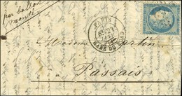 Etoile 26 / N° 37 Càd PARIS / GARE DU NORD 21 JANV. 71 Sur Lettre Avec Bon Texte Pour Passais (Orne). Au Verso, Càd D'ar - Guerra Del 1870