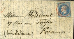 Càd Rouge PARIS SC 7 OCT. 70 / N° 29 Sur Lettre Pour Fécamp. Au Verso, Càd D'arrivée 14 OCT. 70, 3ème Jour Du Cachet PAR - War 1870