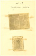 Lot De 2 Pigeongrammes Sur Collodion. Dépêche Officielle 2ème Série N° 46 Et 47. - TB. - War 1870
