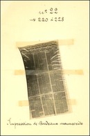 Série De 9 Pigeongrammes Sur Collodion. Impression De Bordeaux Manuscrite N° 22 (220 à 228). - TB. - War 1870