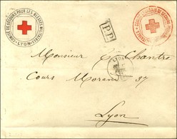 Càd LYON (68) 17 FEVR. 71 + P.P. Sur Enveloppe Imprimée Locale Du Comité De Secours Pour Les Blessés Militaires De Lyon. - Guerra De 1870
