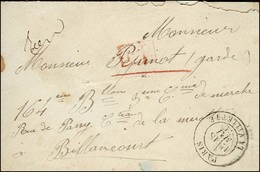 Càd PARIS / LA VILLETTE 18 MAI 71 + P.P. (R) Sur Lettre Pour Billancourt. - TB / SUP. - R. - Guerra Del 1870