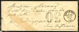 Càd T 16 BAR-LE-DUC (53) Taxe 30 DT Sur Lettre Pour Dieppe. 1870. - TB / SUP. - Covers & Documents