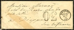 Càd T 16 BAR-LE-DUC (53) Taxe 30 DT Sur Lettre Pour Dieppe. 1870. - TB / SUP. - Briefe U. Dokumente