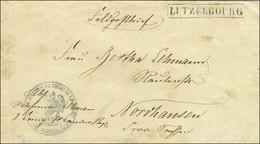 Griffe Provisoire Encadrée LUTZELBOURG Sur Lettre En Franchise Pour Militaire Pour Nordhausen. - TB / SUP. - R. - Storia Postale