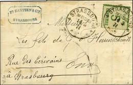 Càd STRASSBURG / Als. N° 4 Sur Lettre Locale. 1871. - TB. - Lettres & Documents