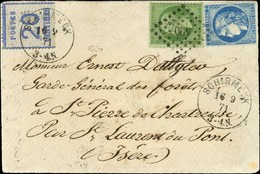 Càd SCHIRMECK 16 9 71 / Als. N° 6 + PC Du GC 420 (Belfort) / N° 20 + 46 Sur Lettre En Affranchissement Mixte Pour St Lau - Cartas & Documentos