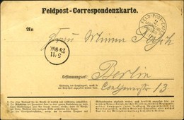 Càd FELD-POST-EXPED Sur Carte De Correspondance Avec Texte Daté De Charmes Le 22 Octobre 1870 Pour Berlin. - TB / SUP. - War 1870