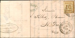 Càd STRASSBURG I. ELSASS / Als. N° 5, Au Verso Cachet De La Mairie De St Dié En Arrivée. 1870. - TB. - R. - Guerre De 1870
