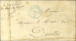 Cachet Bleu Télégraphique BRUYERES / * DEC 70 Sur Lettre Avec Texte Daté De Bruyeres Le 29 Novembre 1870 Adressée En Fra - War 1870
