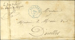 Cachet Bleu Télégraphique BRUYERES / * DEC 70 Sur Lettre Avec Texte Daté De Bruyeres Le 29 Novembre 1870 Adressée En Fra - Guerra De 1870