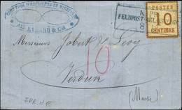 Cachet Encadré Bleu K:PR / FELDPOST-RELAIS N°66 / Als. N° 5 Sur Lettre Avec Texte Daté De Mirecourt Le 7 Décembre 1870 P - Guerra De 1870