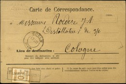 Cachet Encadré KPR / FELDPOST N° 66 / Alsace N° 5 Sur Carte De Correspondance D'Epinal Pour Cologne. - TB / SUP. - R. - Guerra Del 1870