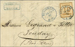 Càd Bleu SCHIRMECK / Alsace N° 5 Sur Lettre Pour Foudaye. 1870. - SUP. - War 1870