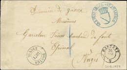 Lettre D'un Prisonnier De Guerre à Rastatt Pour Epinal. Au Recto, Cachet Provisoire POSTES / 1871 / EPINAL, Taxe 1 Au Cr - War 1870