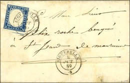 Càd AIGUEBELLE / * / Sardaigne N° 12 Sur Lettre Pour St Jean De Maurienne. 1859. - TB. - 1849-1876: Klassieke Periode