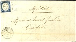 Càd AIME / * / Sardaigne N° 12 Sur Lettre Pour Moutiers. 1859. - TB. - 1849-1876: Classic Period