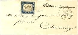 Càd ANNECY / Sardaigne N° 12 Sur Lettre Pour Chambéry. 1858. - TB. - 1849-1876: Klassieke Periode