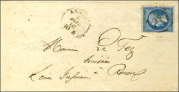 Càd ANNECY / N° 14 Sur Lettre Pour Rouen. 1860. - TB. - 1849-1876: Période Classique