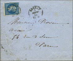 Càd ANNECY / N° 14 Sur Lettre Pour Paris. 1860. - TB / SUP. - 1849-1876: Période Classique