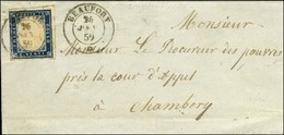 Càd BEAUFORT / * / Sardaigne N° 12 Sur Lettre Pour Chambéry. 1859. - TB. - 1849-1876: Période Classique