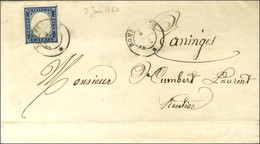 Càd BONNEVILLE / * / Sardaigne N° 12 Sur Lettre Pour Taninges. 1860. - TB. - 1849-1876: Periodo Classico