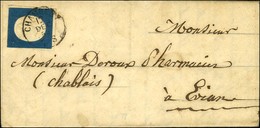 Càd CHAMBERY / Sardaigne N° 8 Sur Lettre Pour Evian. 1854. - TB / SUP. - 1849-1876: Période Classique
