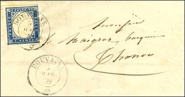 Càd DOUVAINE / * / Sardaigne N° 12 (infime Def) Sur Lettre Pour Thonon. 1859. - TB. - R. - 1849-1876: Periodo Clásico