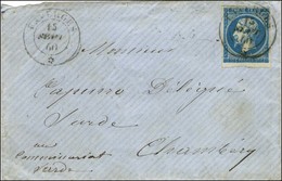 Càd FAVERGES / * / N° 14 Sur Lettre Pour Chambéry. 1860. - TB. - R. - 1849-1876: Classic Period