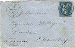 Càd FAVERGES / * / N° 14 Sur Lettre Pour Chambéry. 1860. - TB. - R. - 1849-1876: Klassik