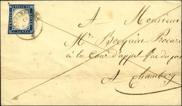 Càd LANS LE BOURG / * / Sardaigne N° 12 (leg Def) Sur Lettre Pour Chambéry. 1860. - TB. - 1849-1876: Classic Period