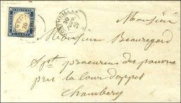 Càd MONTMEILLAN / * / Sardaigne N° 12 Sur Lettre Pour Chambéry. 1859. - TB. - 1849-1876: Période Classique